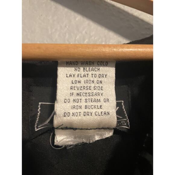 Alex Evenings Dress Womens 6 Petite Black Velvet Burnout Knee Length Whimsigoth - Picture 4 of 8